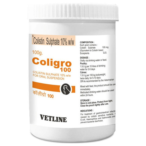Coligro 100 (Colistin Sulphate 10% - WSP)